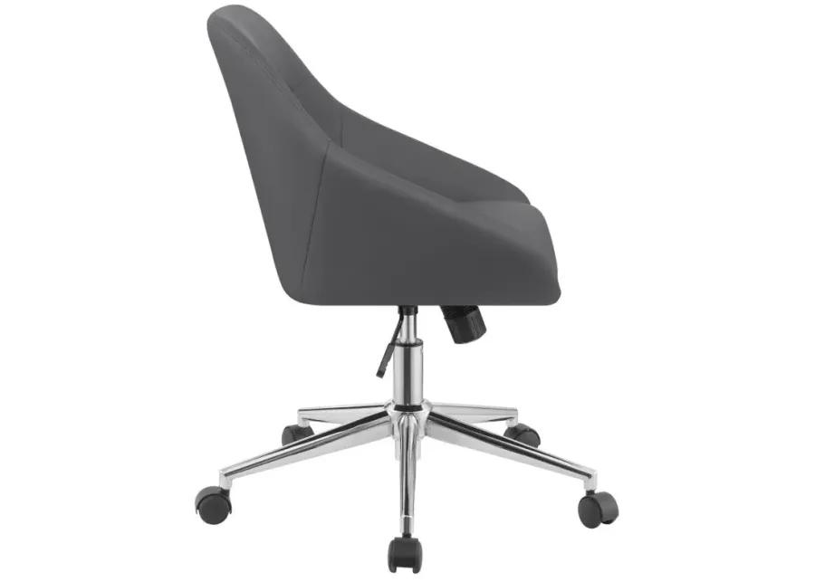 Ahmed Upholstered Office Chair with Casters