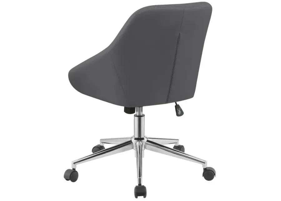 Ahmed Upholstered Office Chair with Casters