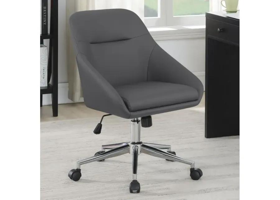 Ahmed Upholstered Office Chair with Casters