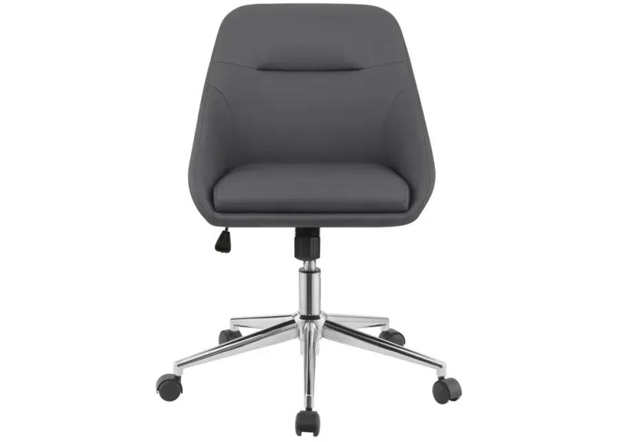 Ahmed Upholstered Office Chair with Casters