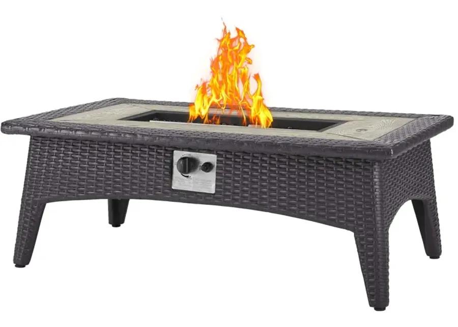 Convene 3 Piece Set Outdoor Patio with Fire Pit