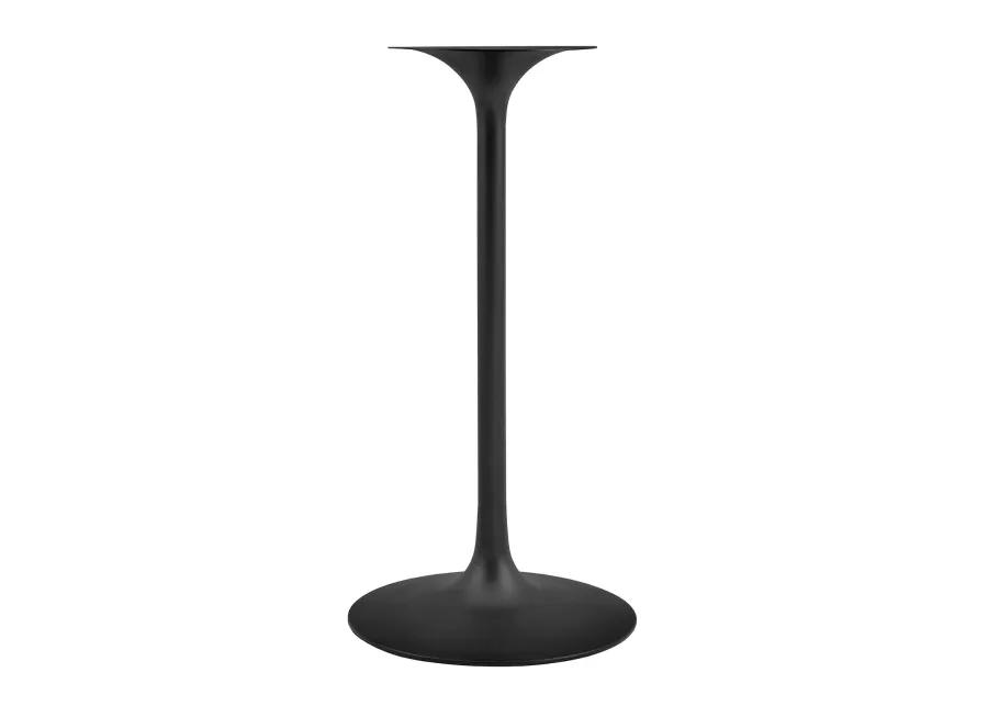 Lippa 28" Round Artificial Marble Bar Table