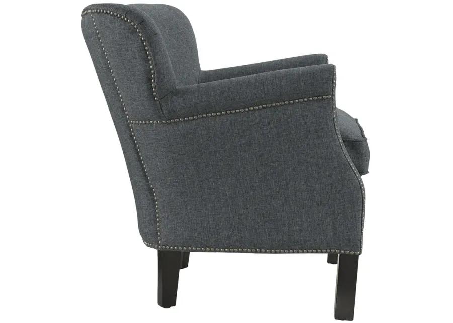 Key Upholstered Fabric Armchair