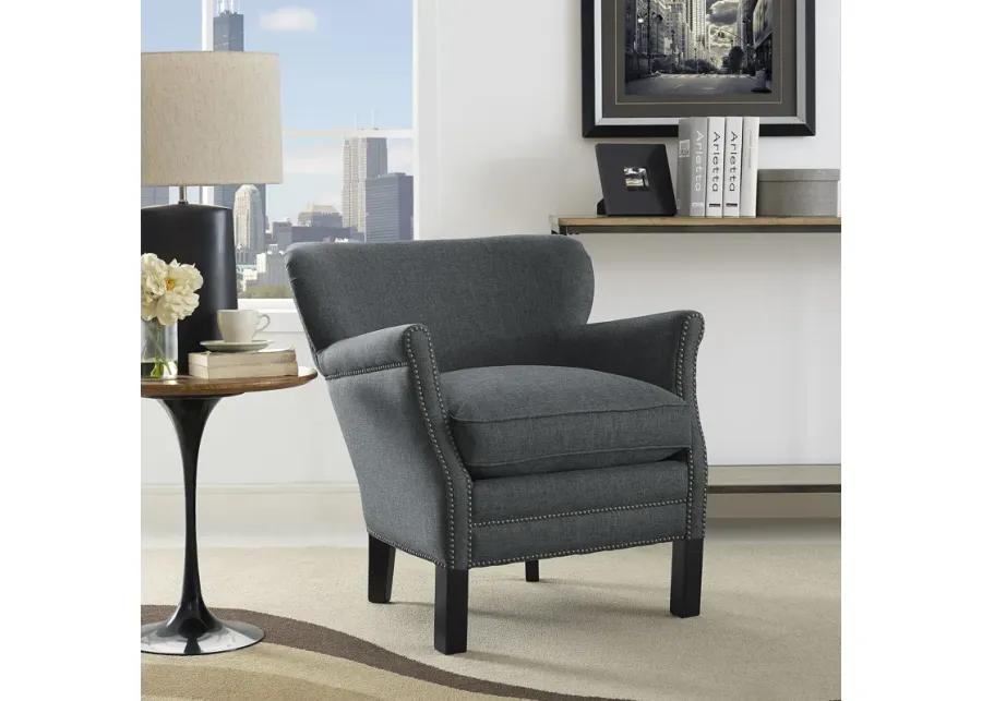 Key Upholstered Fabric Armchair