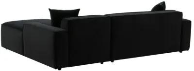 Olafur Black Velvet Sectional - RAF