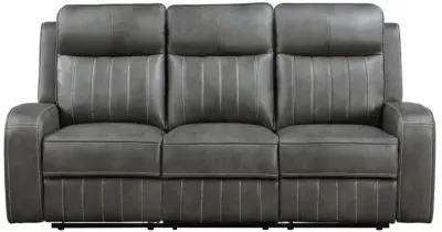 Raelynn 2-piece Upholstered Motion Reclining Sofa Set Grey