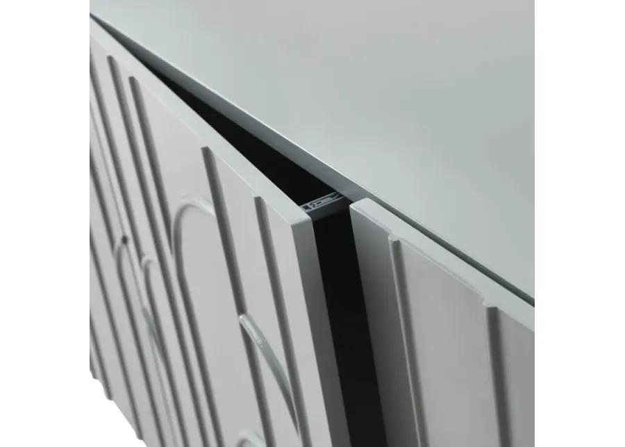 Deco Grey Lacquer Buffet