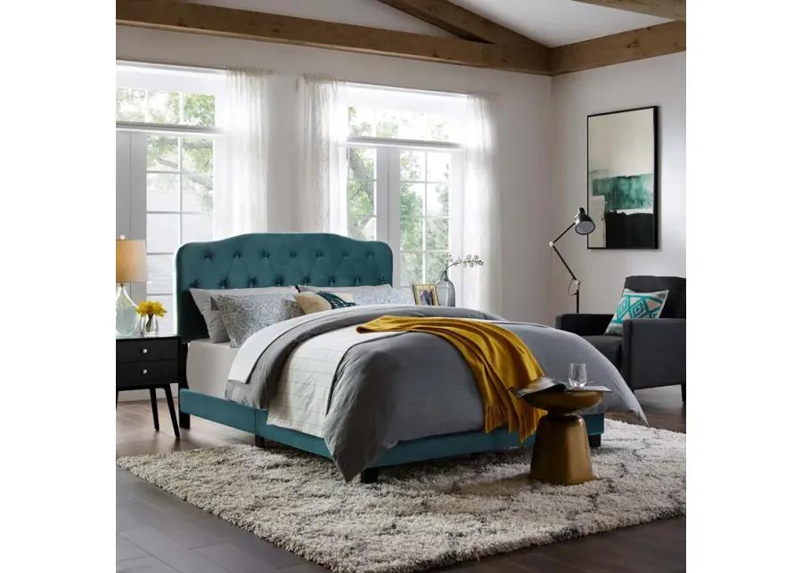 Amelia Twin Performance Velvet Bed