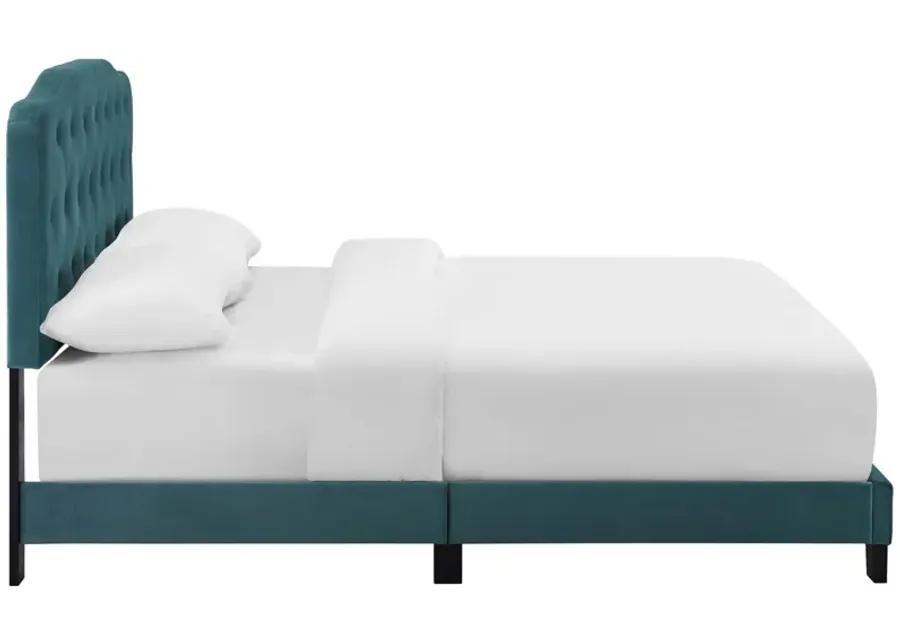 Amelia Twin Performance Velvet Bed