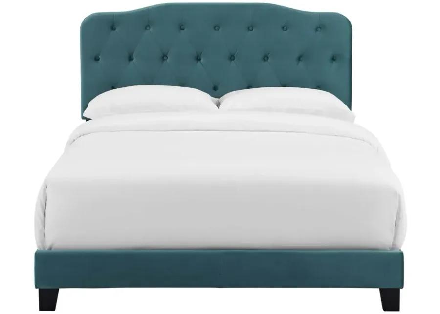 Amelia Twin Performance Velvet Bed