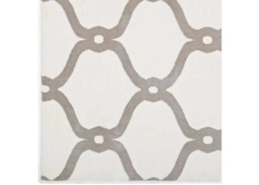 Beltara Chain Link Transitional Trellis 8x10 Area Rug