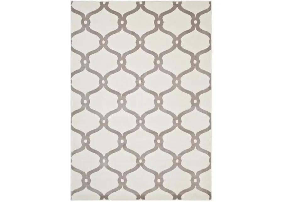 Beltara Chain Link Transitional Trellis 8x10 Area Rug