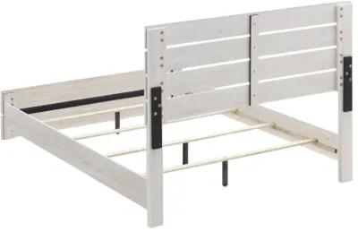 Brantford Eastern King Panel Bed Coastal White