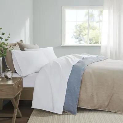 Madison Park 600 Thread Count White Pima Cotton Sheet Set