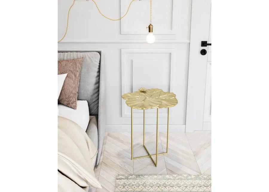 Lotus Side Table Gold