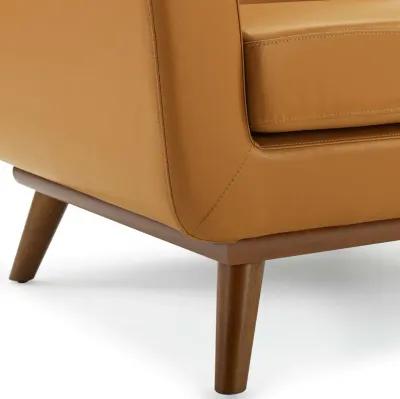 Engage Top-Grain Leather Armchair