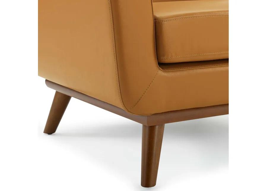 Engage Top-Grain Leather Armchair