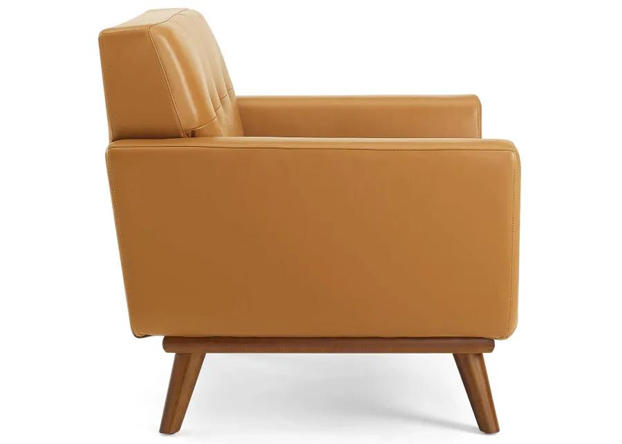 Engage Top-Grain Leather Armchair