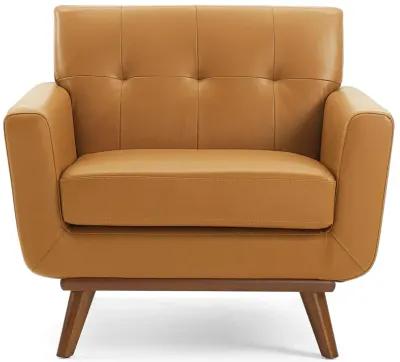 Engage Top-Grain Leather Armchair