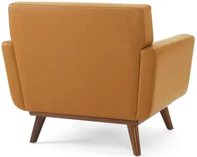 Engage Top-Grain Leather Armchair