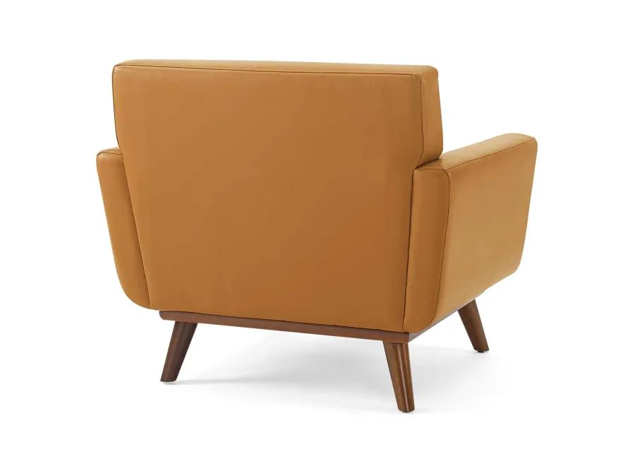 Engage Top-Grain Leather Armchair