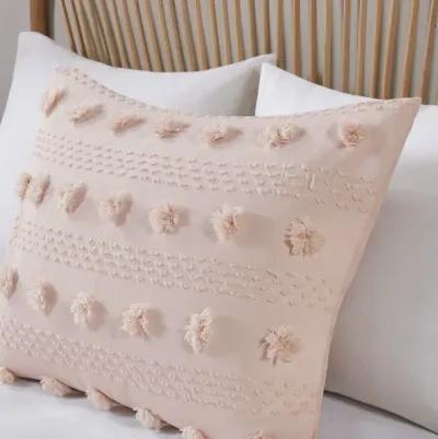 Intelligent Design Lucy Pink Clip Jacquard Comforter Set