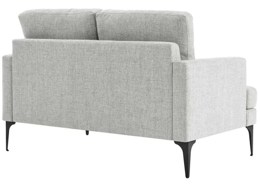 Evermore Upholstered Fabric Loveseat