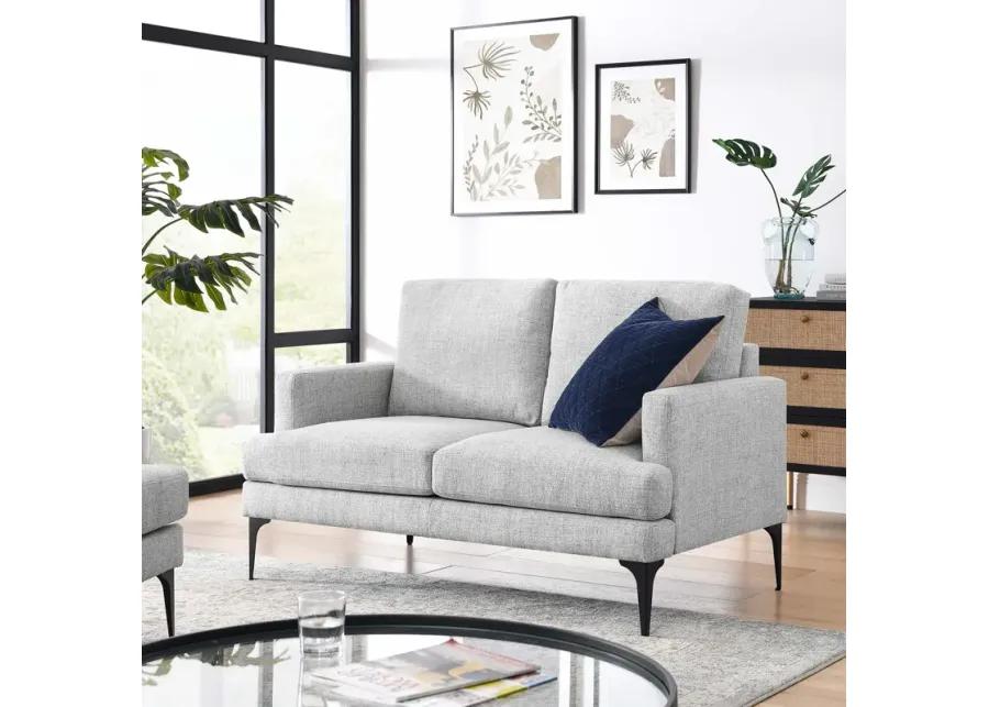 Evermore Upholstered Fabric Loveseat