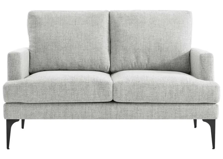 Evermore Upholstered Fabric Loveseat