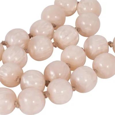 Resin, 36" Bead Garland, Ivory