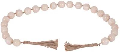 Resin, 36" Bead Garland, Ivory