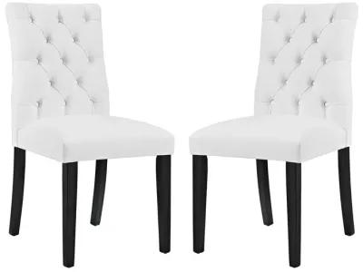 Duchess Dining Chair Vinyl Set of 2