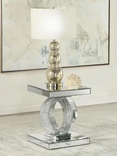 Breena Square End Table Mirror