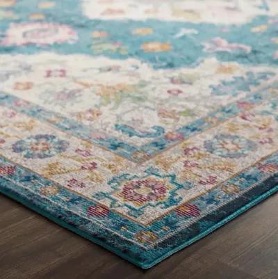 Success Anisah Distressed Floral Persian Medallion 4x6 Area Rug