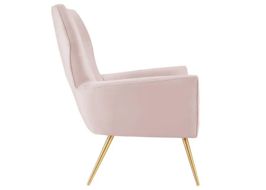 Renata Button Tufted Performance Velvet Armchair