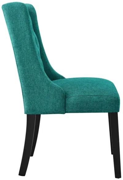 Baronet Button Tufted Fabric Dining Chair