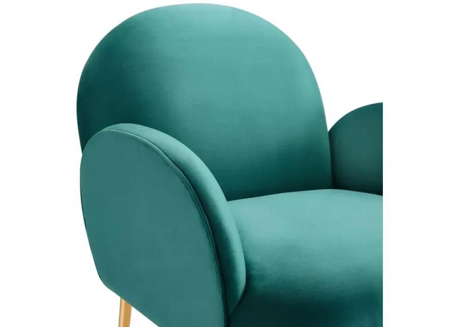 Transcend Performance Velvet Armchair