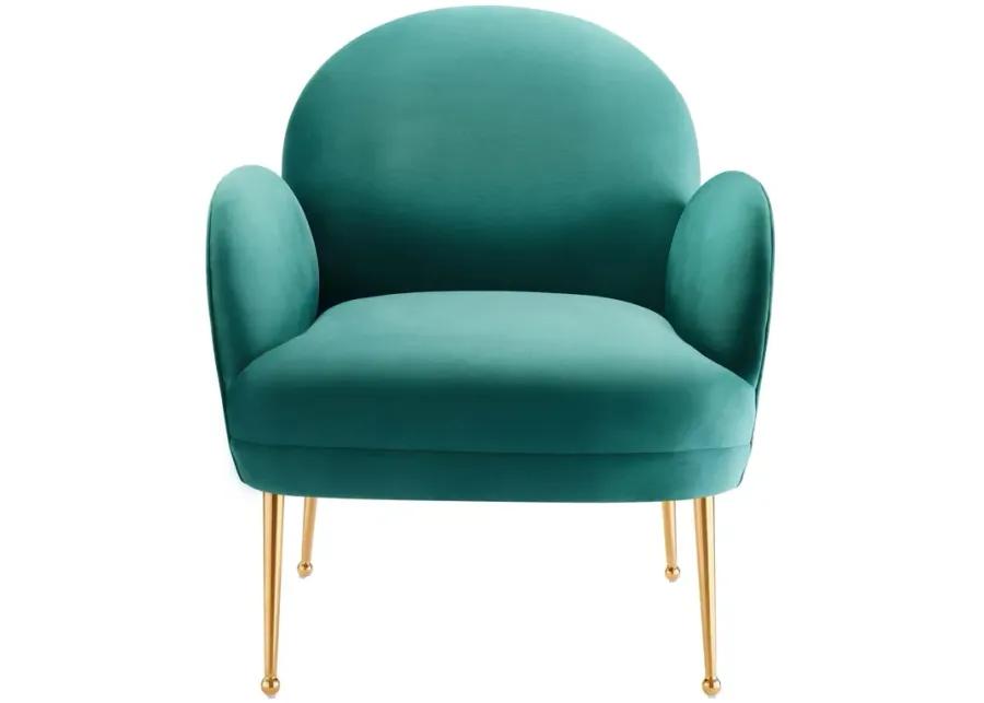 Transcend Performance Velvet Armchair