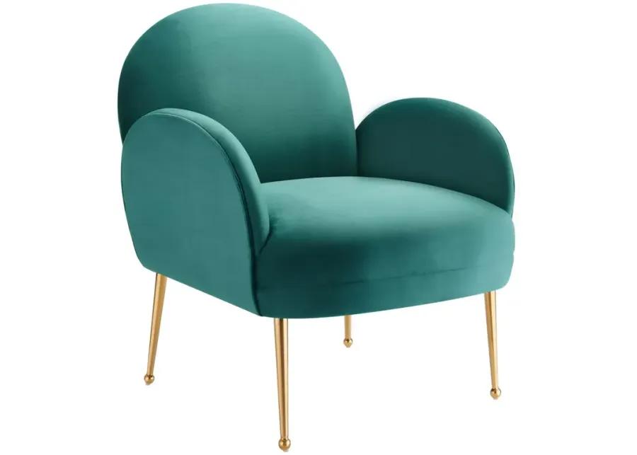 Transcend Performance Velvet Armchair