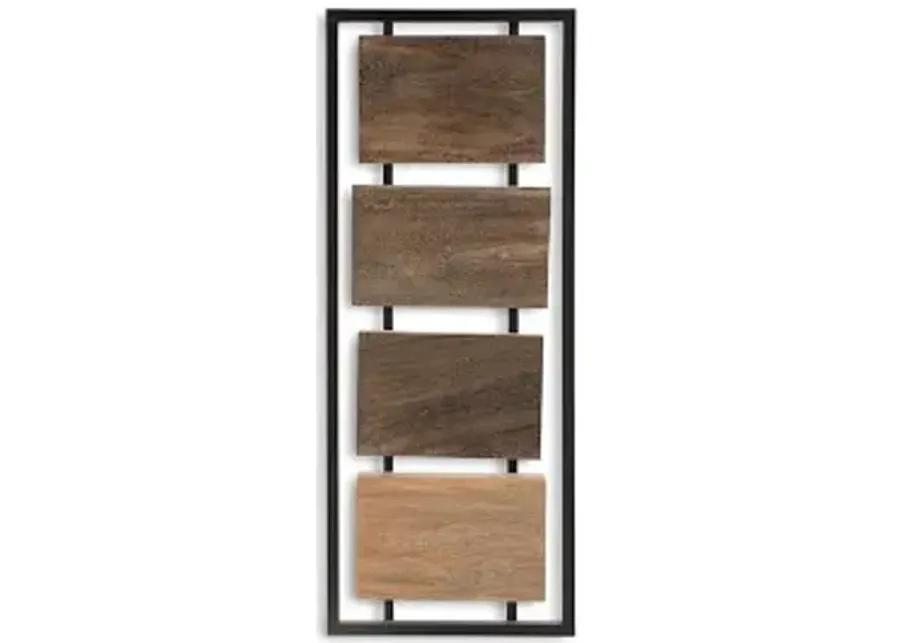 Mixed Wood Wall Panel