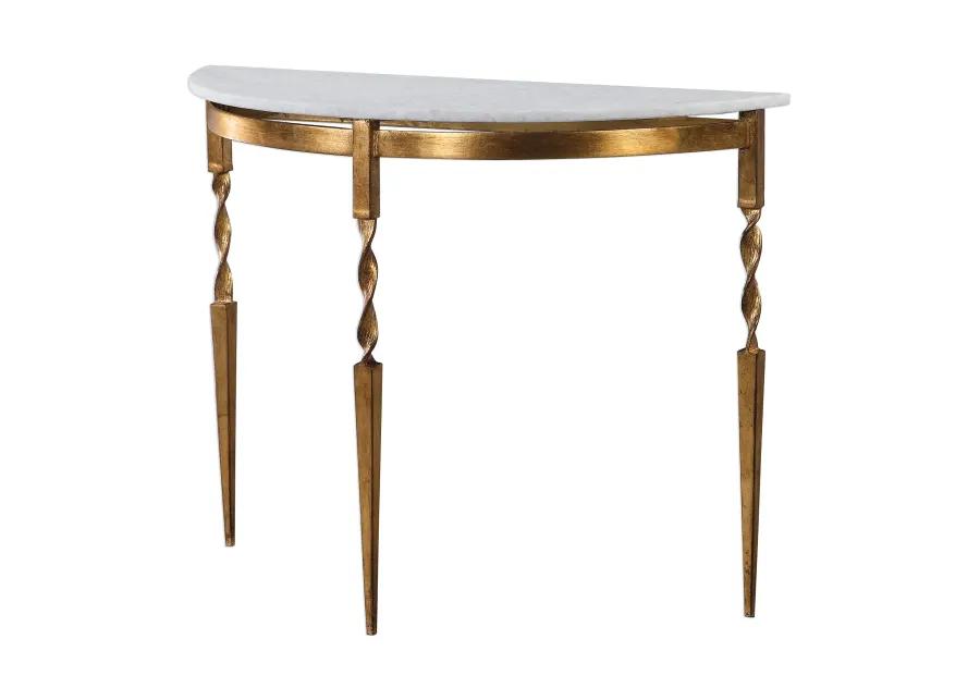 Imelda Demilune Console Table