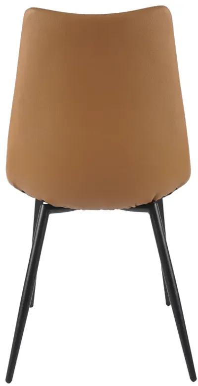 ALIBI DINING CHAIR TAN-SET OF TWO