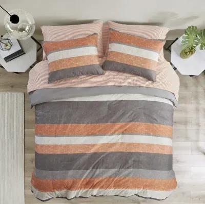 Stripe Comforter Set with Bed Sheets