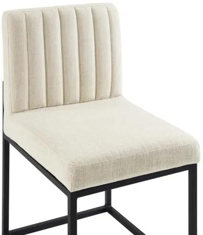 Carriage Channel Tufted Sled Base Dining Chair