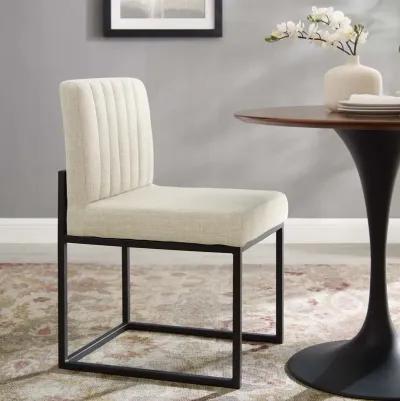 Carriage Channel Tufted Sled Base Dining Chair