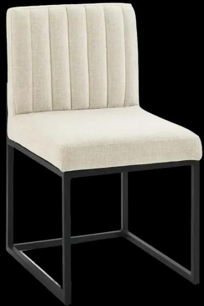 Carriage Channel Tufted Sled Base Dining Chair