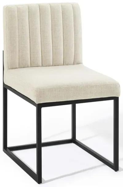 Carriage Channel Tufted Sled Base Dining Chair