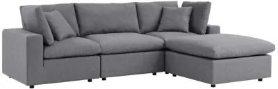 Commix 4-Piece Sunbrella� Outdoor Patio Sectional Sofa