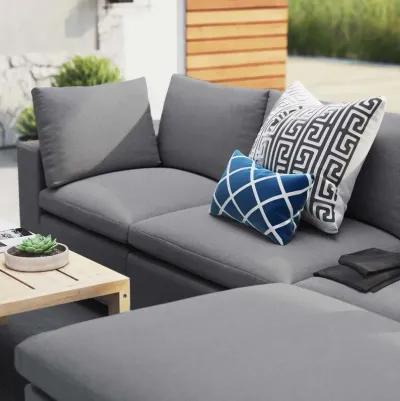 Commix 4-Piece Sunbrella� Outdoor Patio Sectional Sofa