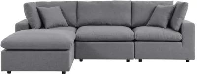 Commix 4-Piece Sunbrella� Outdoor Patio Sectional Sofa